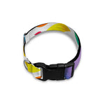 Reiki Chakra Flower Print Dog Collar