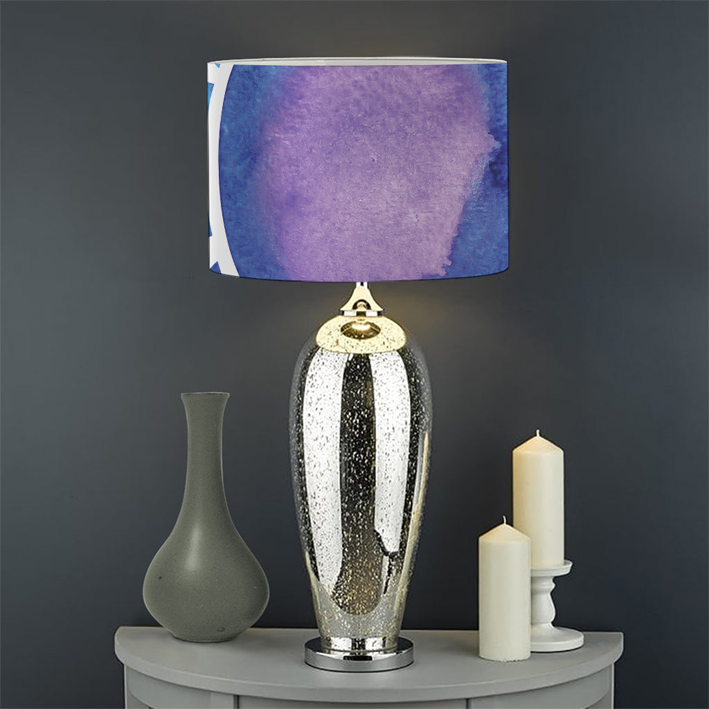 Reiki Chakra Flower Print Drum Lamp Shade