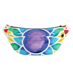 Reiki Chakra Flower Print Fanny Pack