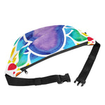 Reiki Chakra Flower Print Fanny Pack
