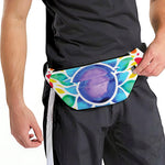 Reiki Chakra Flower Print Fanny Pack