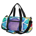 Reiki Chakra Flower Print Gym Bag
