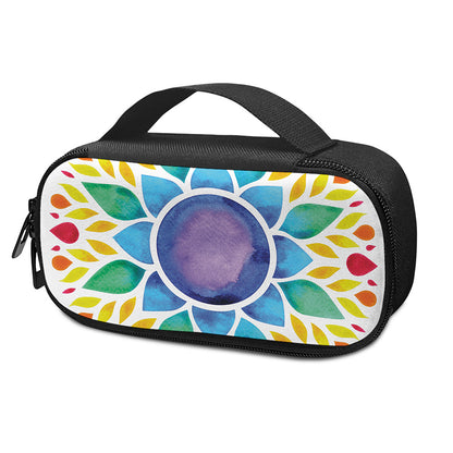 Reiki Chakra Flower Print Insulin Cooler Travel Case