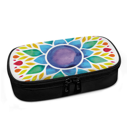 Reiki Chakra Flower Print Insulin Cooler Travel Case