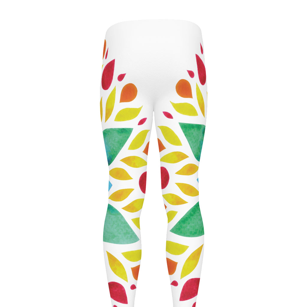 Reiki Chakra Flower Print Men's leggings