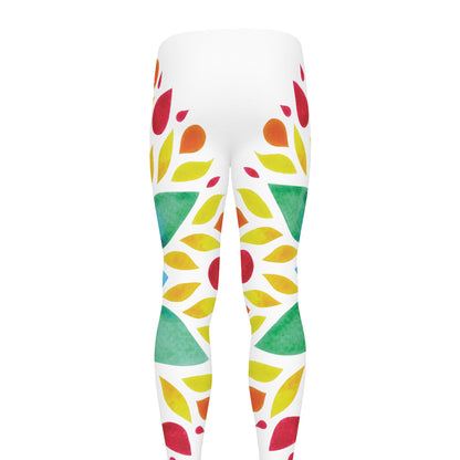 Reiki Chakra Flower Print Men's leggings