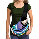 Reiki Chakra Flower Print Pet Sling Carrier