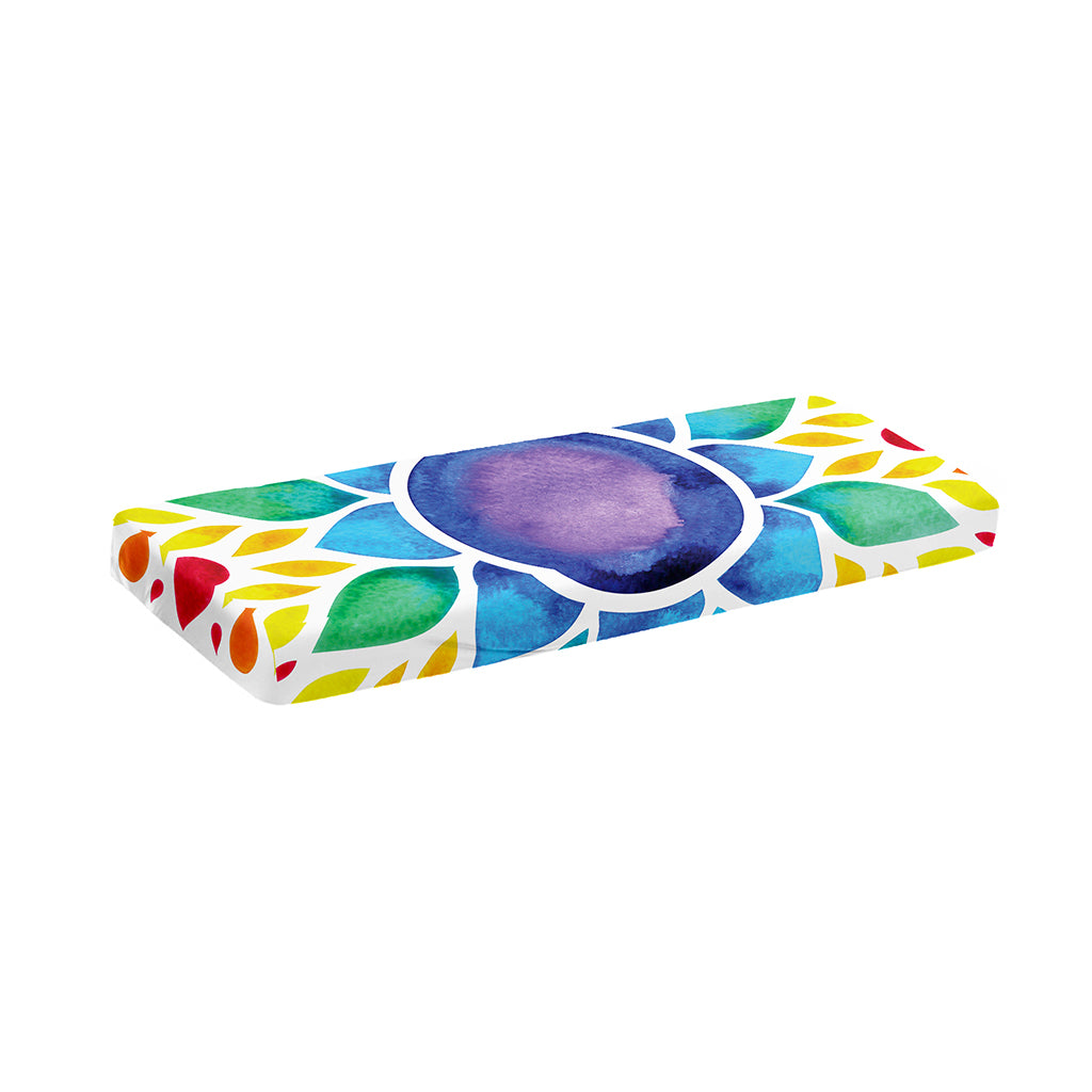 Reiki Chakra Flower Print Piano Keyboard Cover