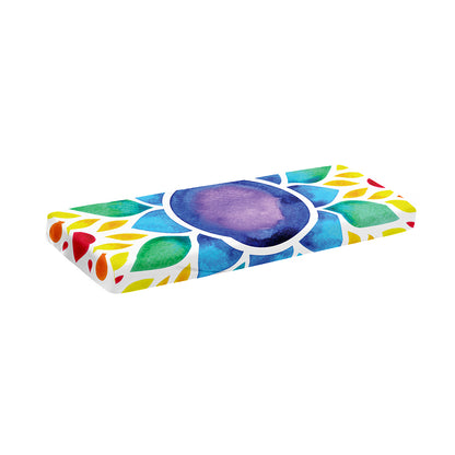 Reiki Chakra Flower Print Piano Keyboard Cover