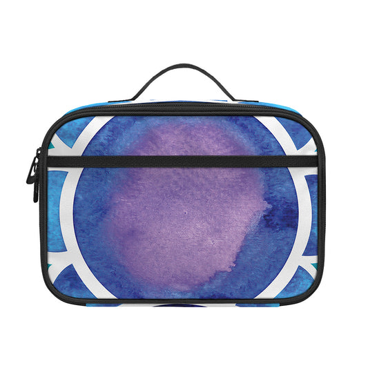 Reiki Chakra Flower Print Portable Lunch Bag