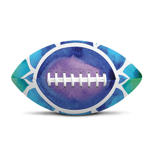 Reiki Chakra Flower Print Rugby Ball