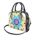 Reiki Chakra Flower Print Shoulder Handbag