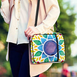 Reiki Chakra Flower Print Shoulder Strap Bible Bag