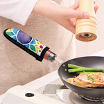 Reiki Chakra Flower Print Skillet Handle Cover