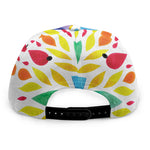 Reiki Chakra Flower Print Snapback Cap