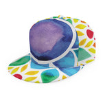 Reiki Chakra Flower Print Snapback Cap