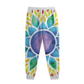Reiki Chakra Flower Print Sweatpants
