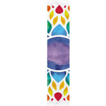Reiki Chakra Flower Print Table Runner