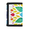 Reiki Chakra Flower Print Trifold Wallet
