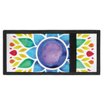 Reiki Chakra Flower Print Trifold Wallet