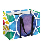 Reiki Chakra Flower Print Utility Tote Bag