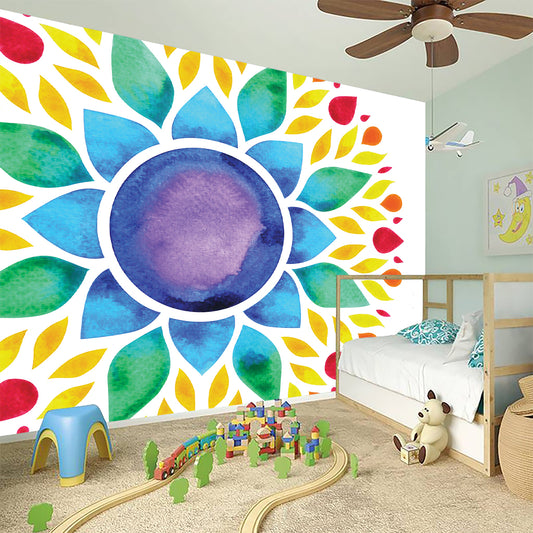 Reiki Chakra Flower Print Wall Sticker