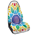 Reiki Chakra Flower Print Waterproof Car Seat Cover