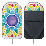 Reiki Chakra Flower Print Waterproof Car Seat Cover