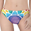 Reiki Chakra Flower Print Women's Thong