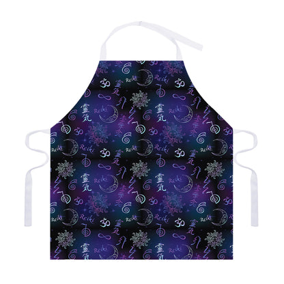 Reiki Energy Pattern Print Adjustable Apron