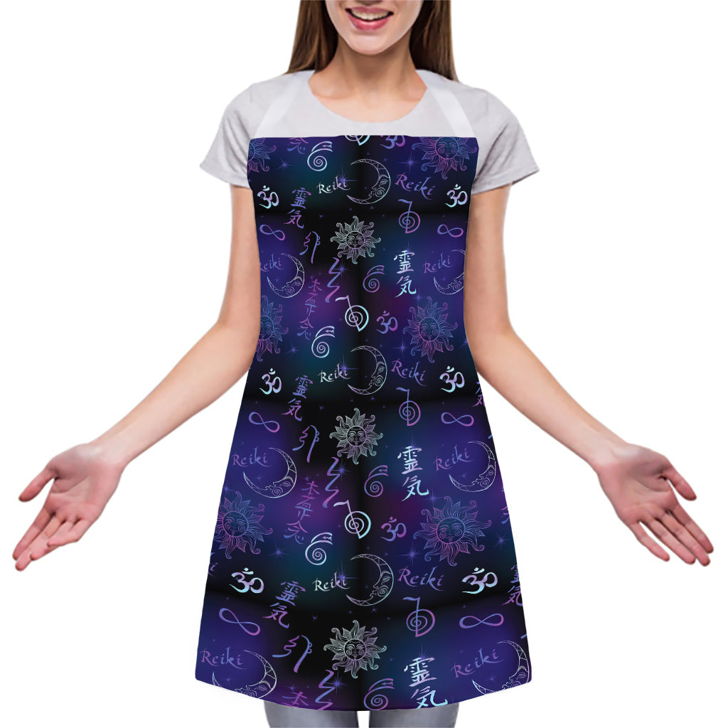Reiki Energy Pattern Print Adjustable Apron
