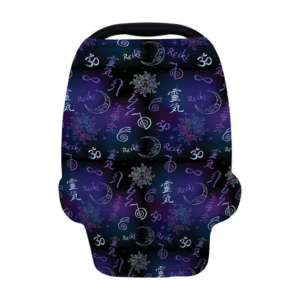 Reiki Energy Pattern Print Baby Seat Cover