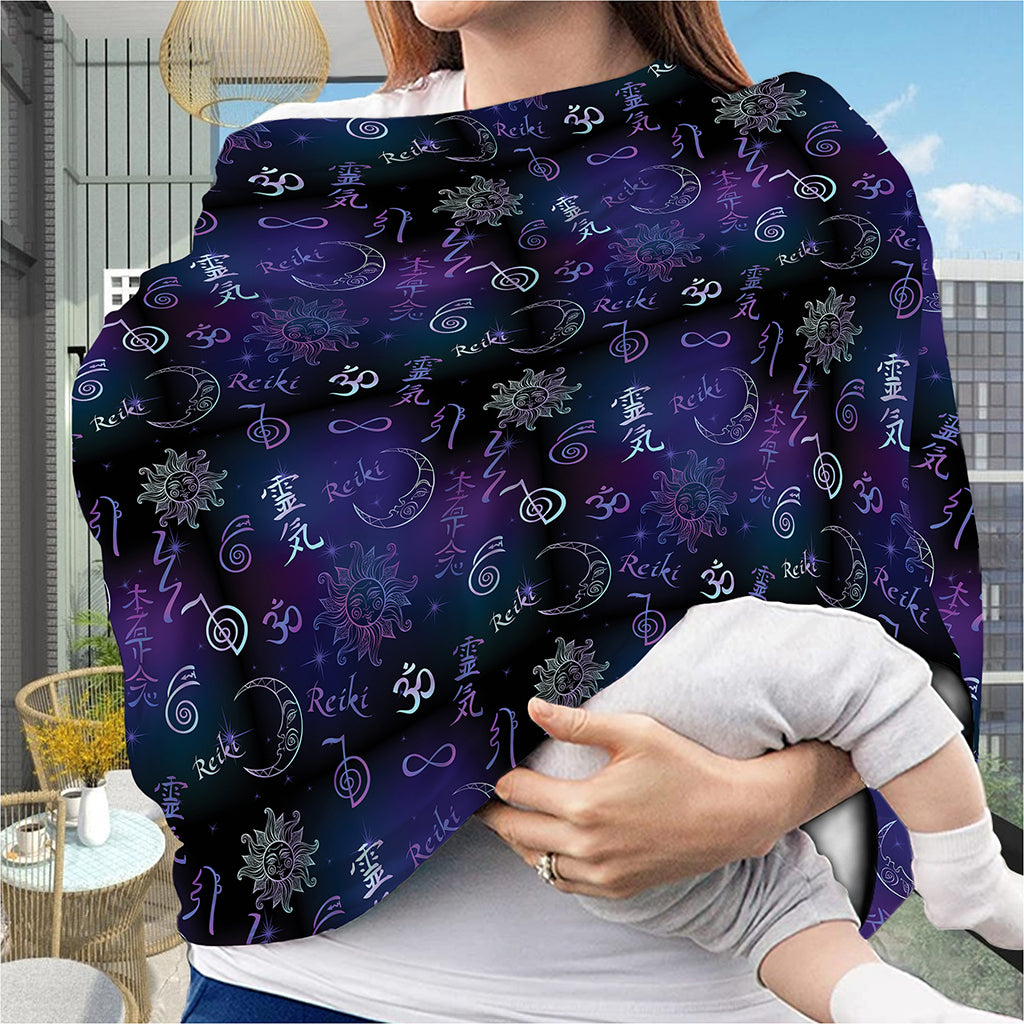 Reiki Energy Pattern Print Baby Seat Cover