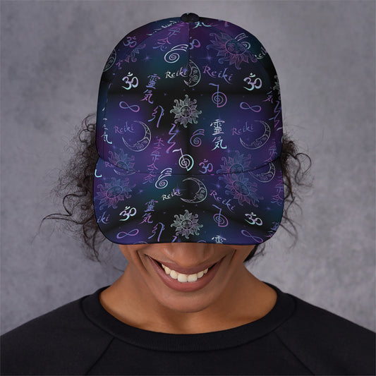 Reiki Energy Pattern Print Baseball Cap