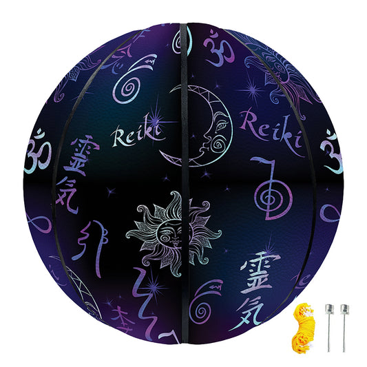Reiki Energy Pattern Print Basketball