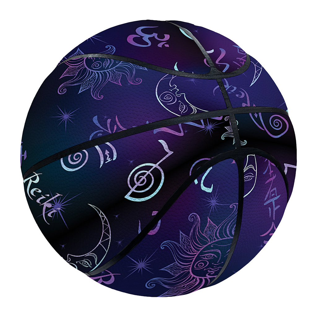 Reiki Energy Pattern Print Basketball