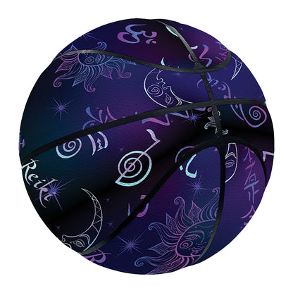 Reiki Energy Pattern Print Basketball