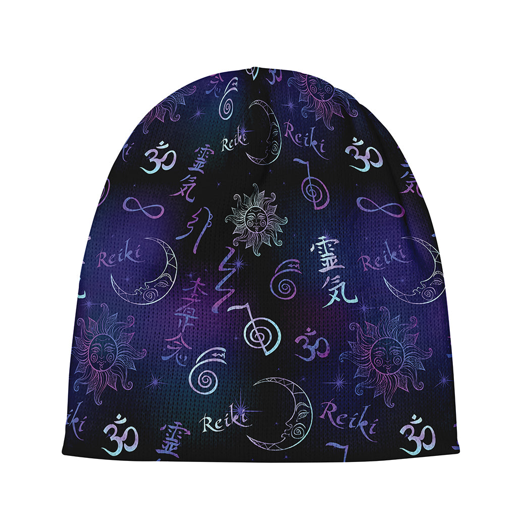 Reiki Energy Pattern Print Beanie