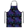 Reiki Energy Pattern Print Bib Apron With Pocket