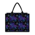Reiki Energy Pattern Print Canvas Tote Bag