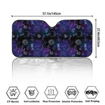 Reiki Energy Pattern Print Car Windshield Sun Shade