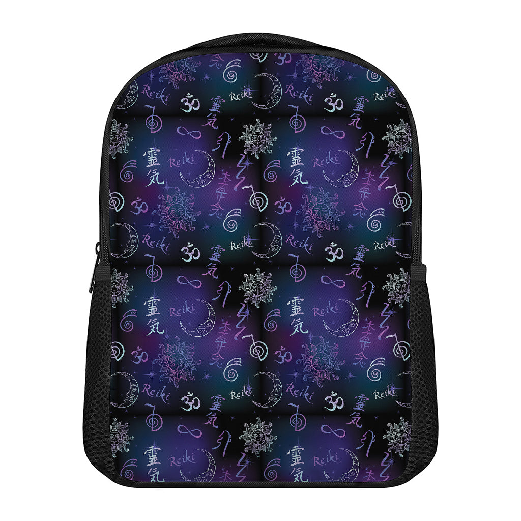 Reiki Energy Pattern Print Casual Backpack