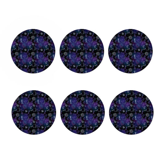 Reiki Energy Pattern Print Coaster Set