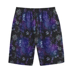 Reiki Energy Pattern Print Cotton Shorts