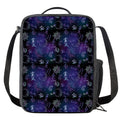 Reiki Energy Pattern Print Crossbody Lunch Bag