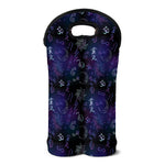 Reiki Energy Pattern Print Double Neoprene Wine Tote