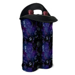 Reiki Energy Pattern Print Double Neoprene Wine Tote