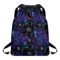 Reiki Energy Pattern Print Drawstring Backpack