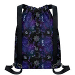 Reiki Energy Pattern Print Drawstring Backpack