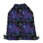 Reiki Energy Pattern Print Drawstring Bag